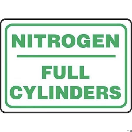 Accuform SAFETY SIGN NITROGEN  FULL MCPG540XP MCPG540XP